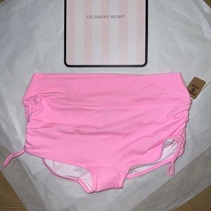 (L) PINK/Victoria’s Secret Swim Bikini Shortie Bottom